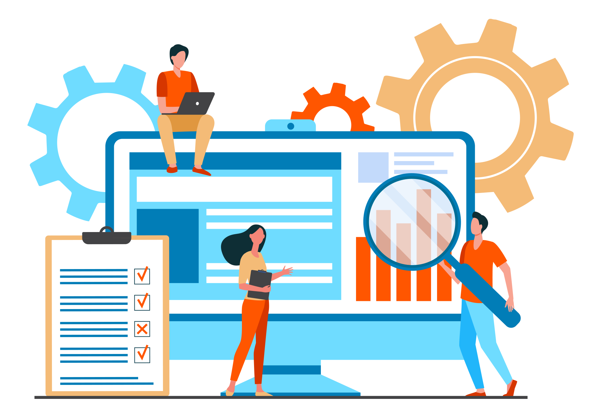Data quality and integrity illustration
