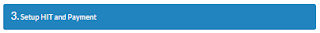 Screenshot showing the 'Setup HIT and Payment' tab on the CloudResearch Design Survey page