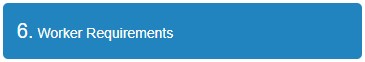 Screenshot of Tab 6 'Worker Requirements' in CloudResearch showing location targeting options