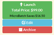 Screenshot of CloudResearch dashboard showing a MicroBatch study in progress with multiple batches and their completion status