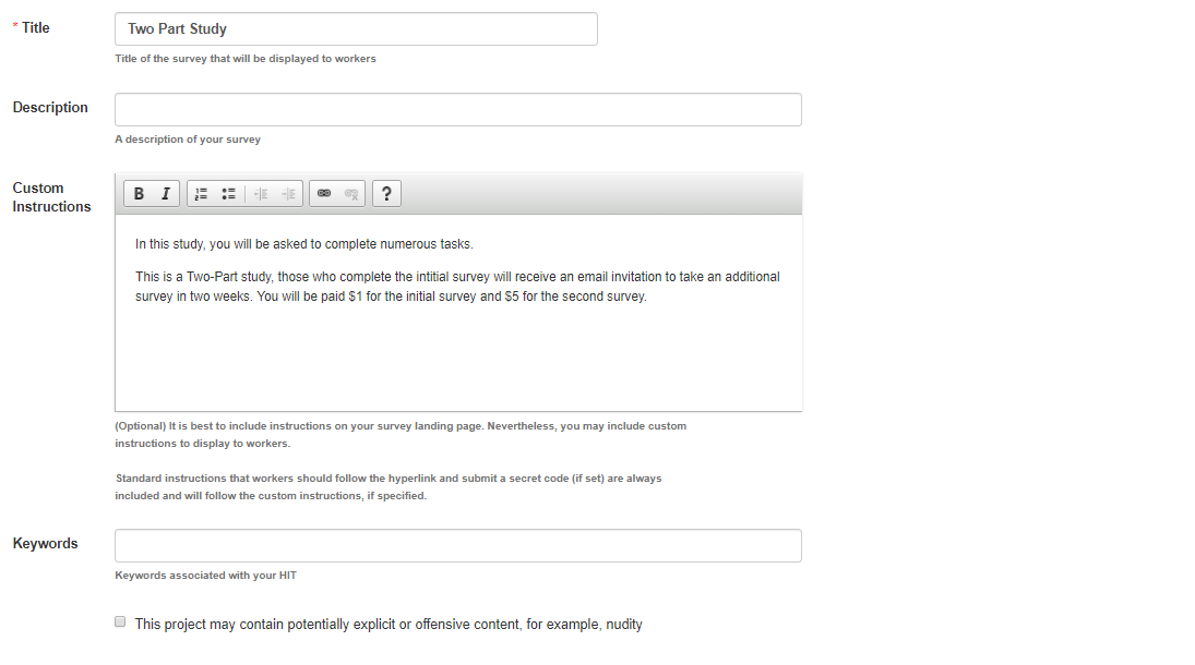 TurkPrime's Study Description