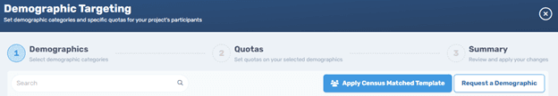 Connect census matching feature activated with a single button click