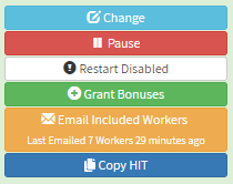 Email Included Workers button highlighted in orange indicating it's now available to use