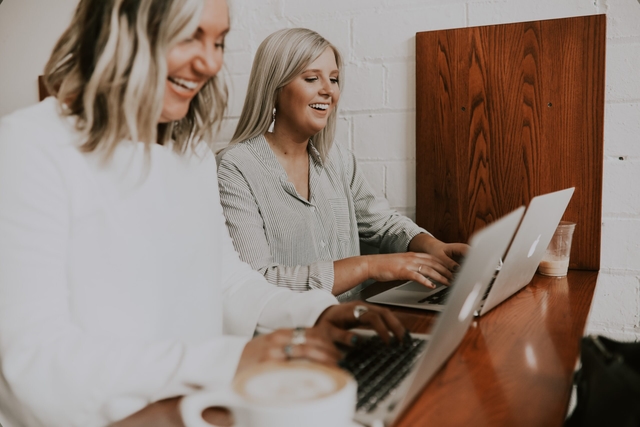 Healthcare employees working