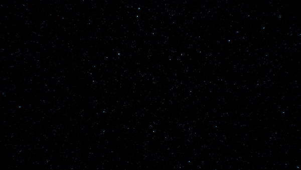 Animated star field GIF used in the time perception research experiment