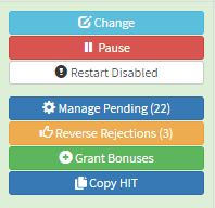 Grant Bonuses option in TurkPrime platform