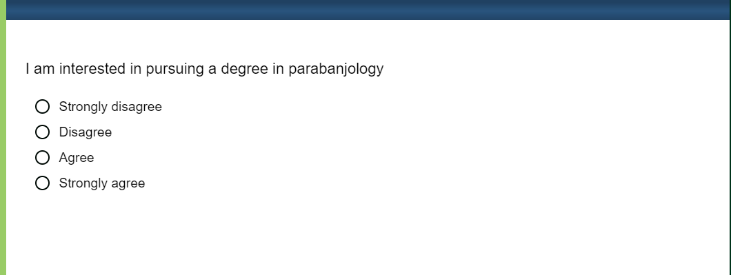 Example of a potentially misleading attention check: 'I enjoy engaging in parabanjology' where participants might agree even if they don't know what parabanjology is