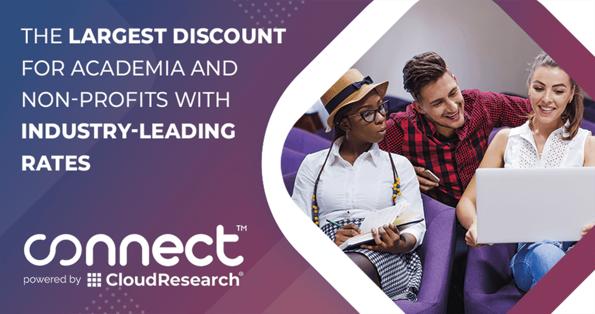 CloudResearch Connect pricing changes announcement banner for 2025