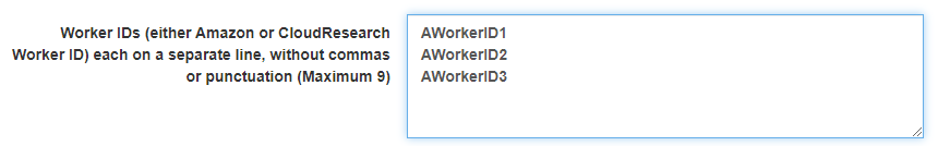 Specify workers to compensate on TurkPrime