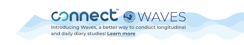 CloudResearch Connect promotion banner with wave design